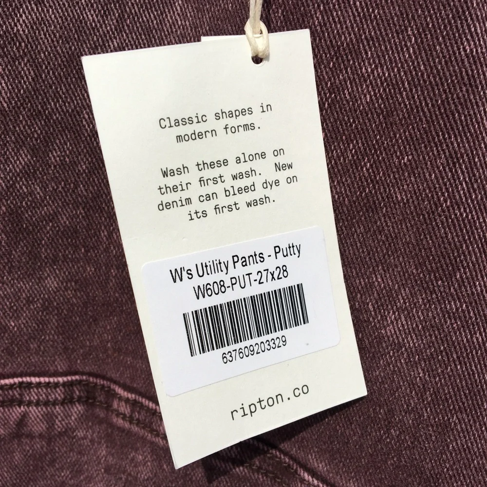 Ripton Utility Jeans - size 27 - Picture 5 of 6